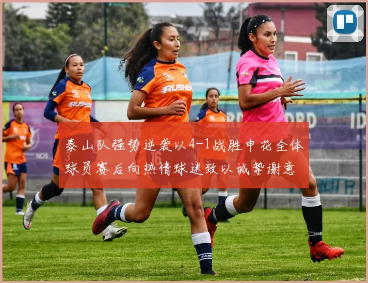 泰山队强势逆袭以4-1战胜申花全体球员赛后向热情球迷致以诚挚谢意